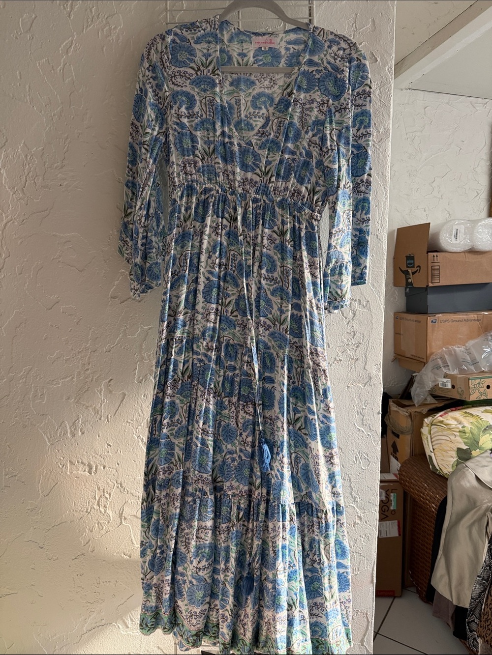 Mary Marshmallow maxi dress
